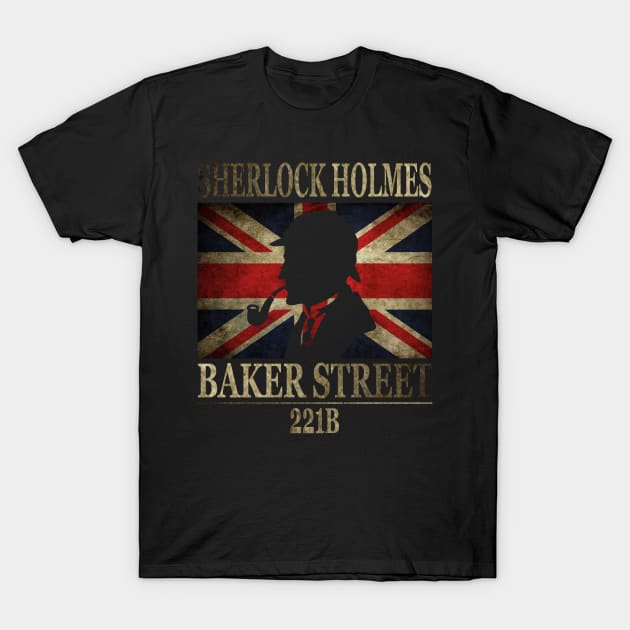 Sherlock Holmes 221B T-Shirt by Vitalitee